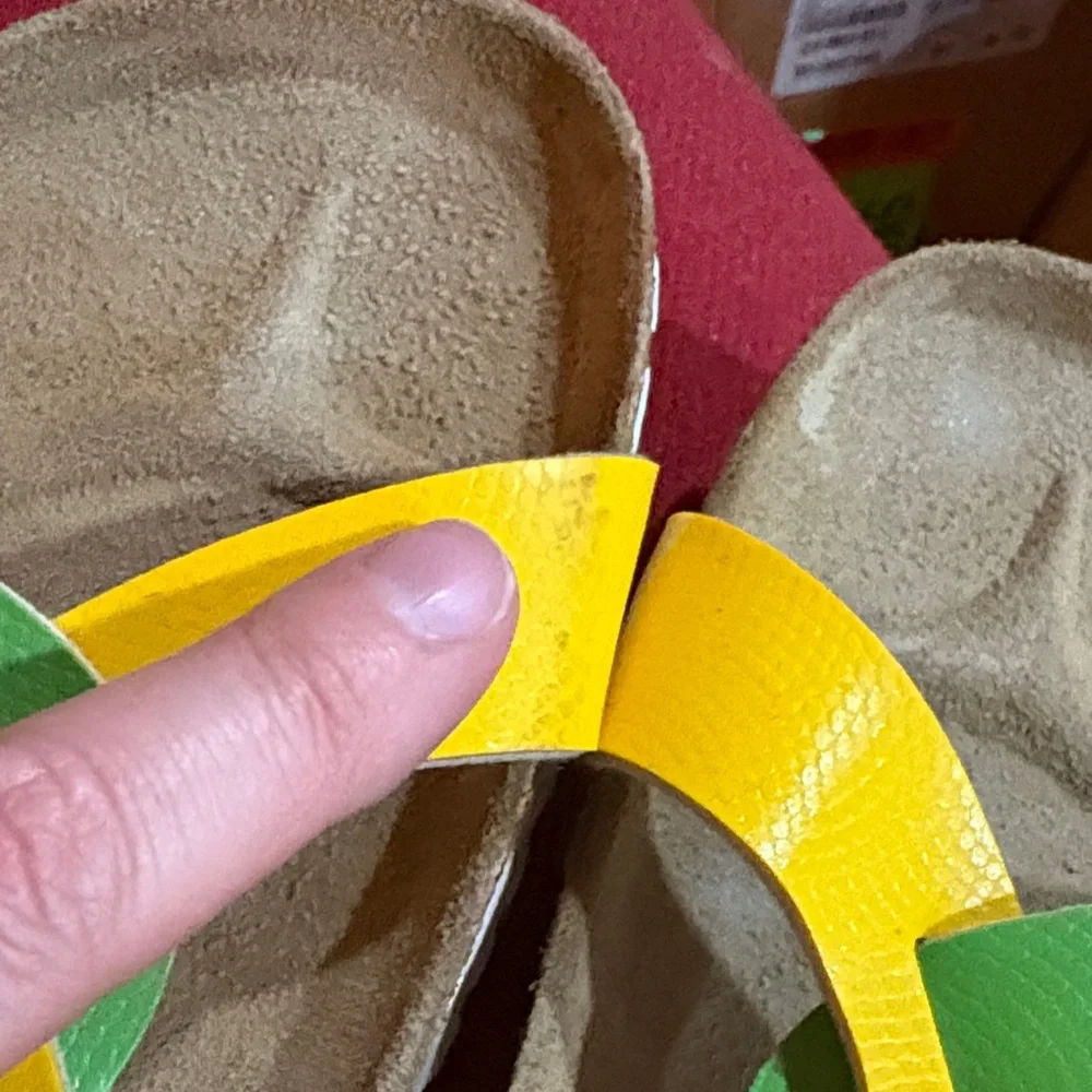 Birkenstock Women Sandals - Vibrant Yellow and Green - Picture 8 of 8